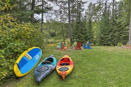 Photo of Cozy Eagle River Home with Paddleboard and 2 Kayaks!