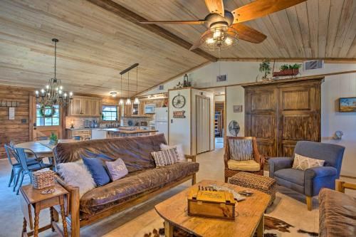 Photo of Chic Lakefront Cabin with Dock and Bluff Creek Views!