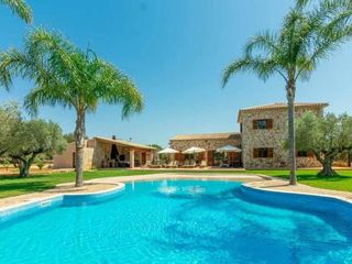 Sa Tanca, villa con piscina en Campos.