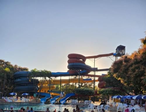 Spazzio diRoma com acesso ao Acqua Park, Caldas Novas