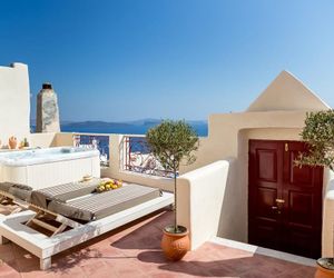 Poseidon Mansion Sunset Oia Greece