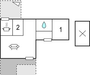 Two-Bedroom Holiday home with a Fireplace in Rømø Bolilmark Denmark