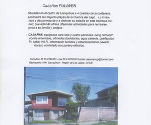 Cabañas Puliwen Llanquihue Chile