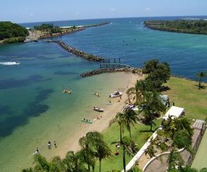 Sails on Blue Lagoon Coolangatta Australia